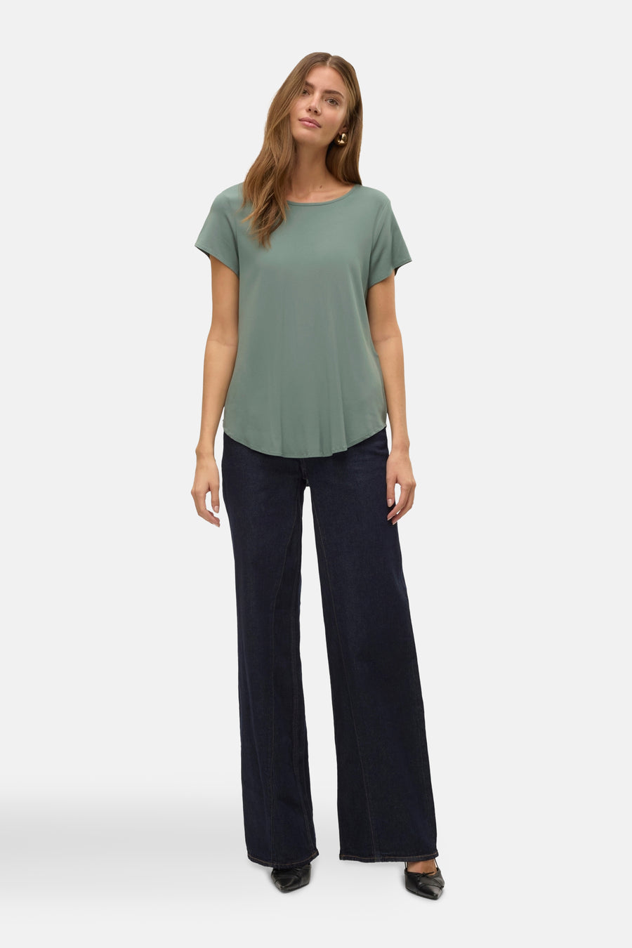 Blouse (korte mouwen) Groen - VERO MODA®