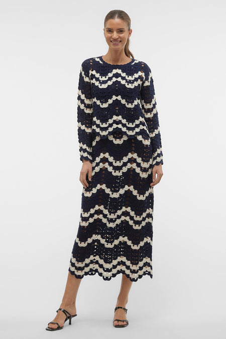Trui met ronde hals Blauw - VERO MODA®