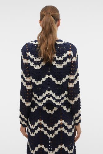 Trui met ronde hals Blauw - VERO MODA®