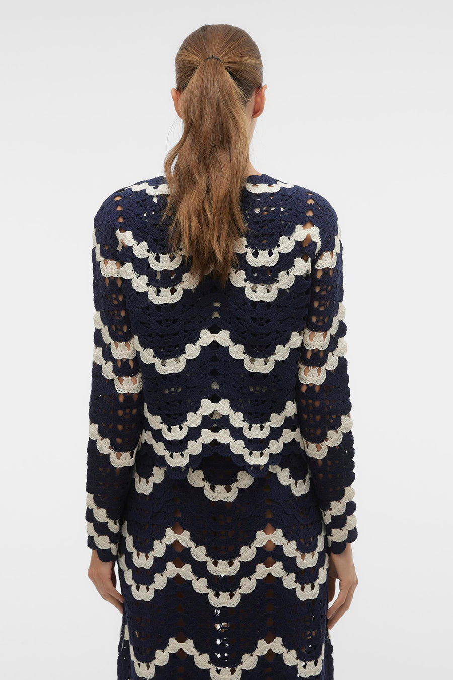 Trui met ronde hals Blauw - VERO MODA®