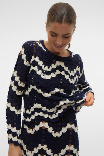 Trui met ronde hals Blauw - VERO MODA®