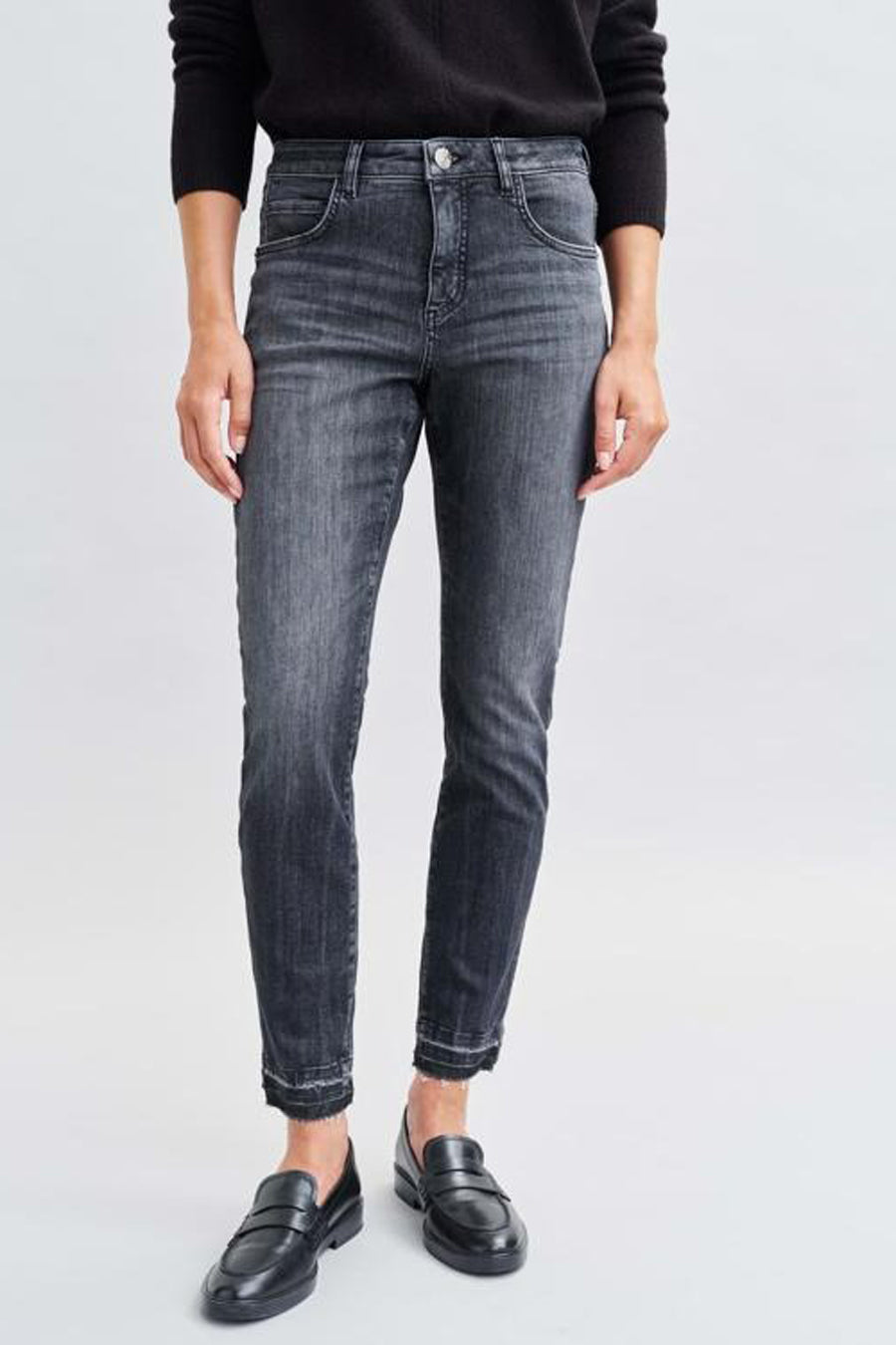 Jeans slim Zwart - OPUS