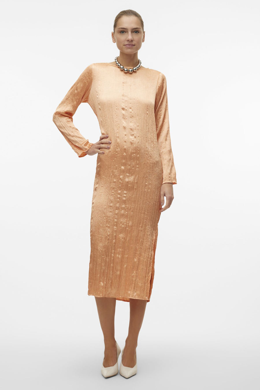 Kleedjes (lange mouwen) Oranje - VERO MODA®