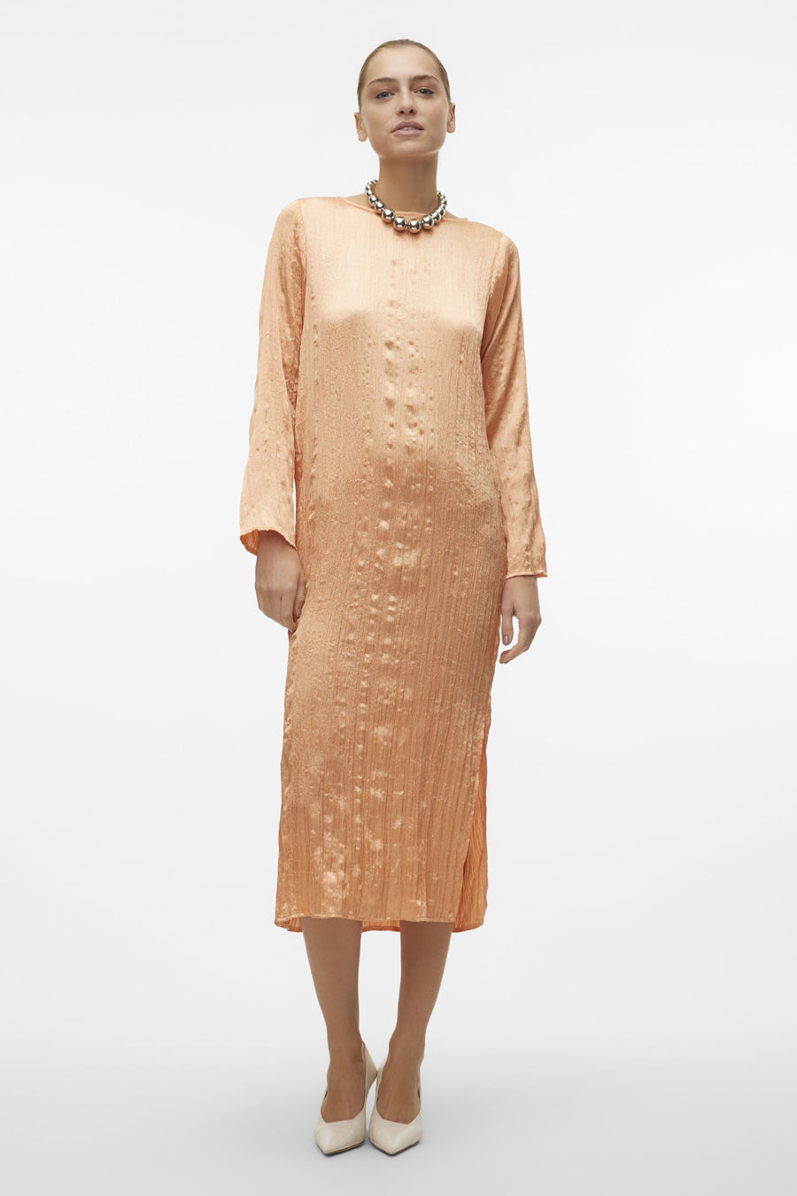 Kleedjes (lange mouwen) Oranje - VERO MODA®