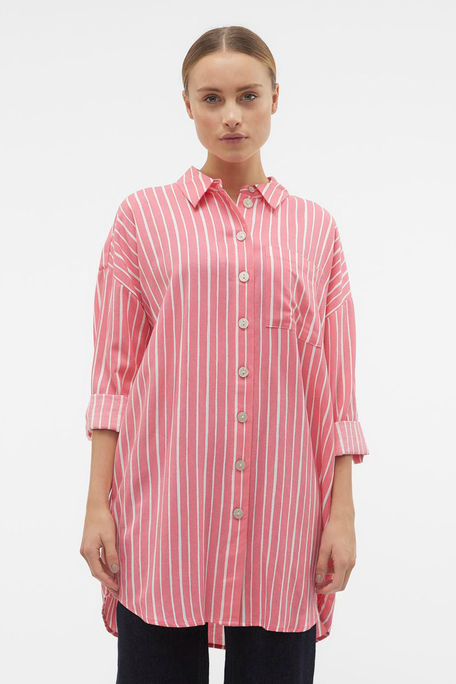 Hemd (lange mouwen) Roze - VERO MODA®