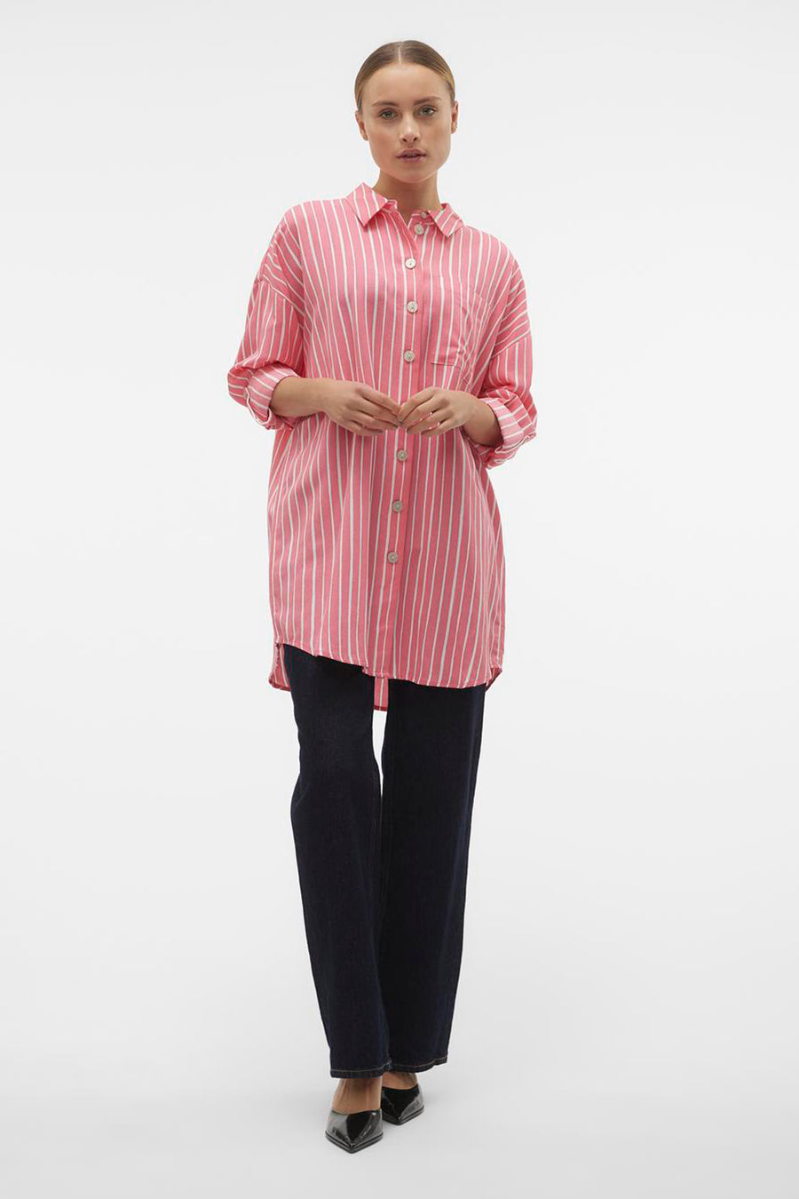 Hemd (lange mouwen) Roze - VERO MODA®