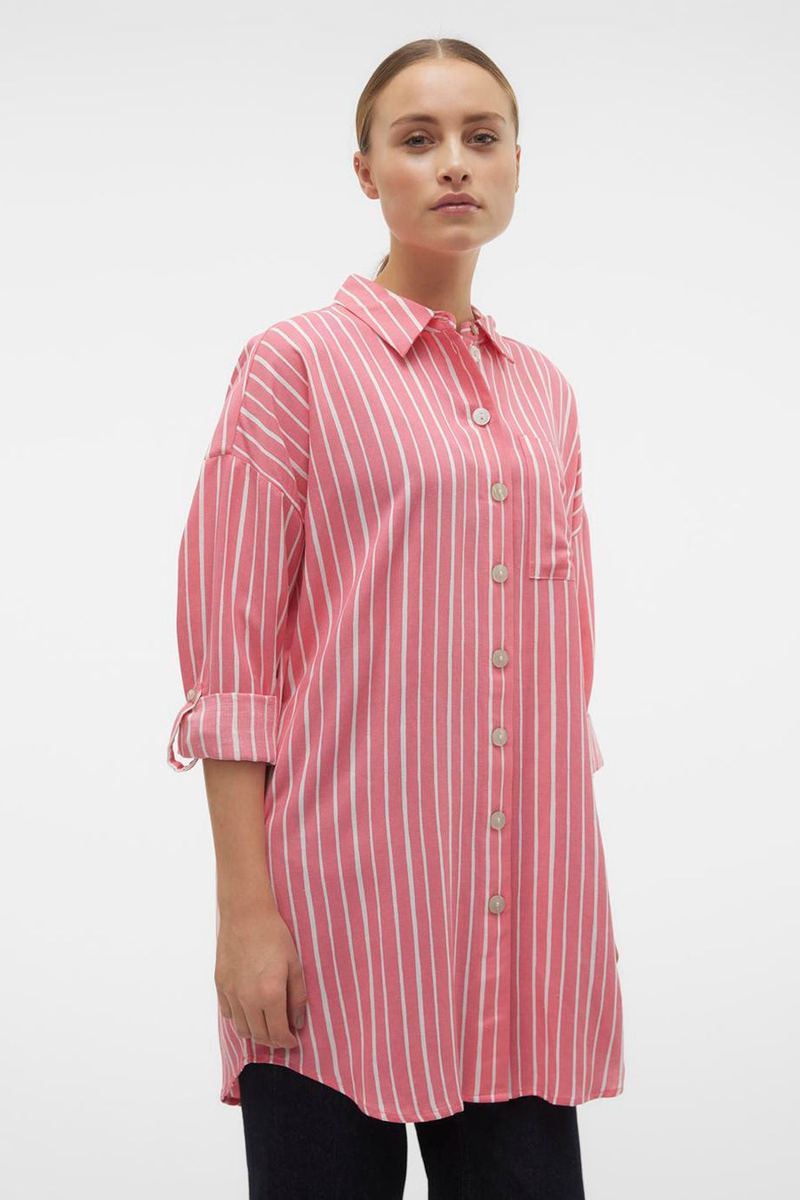 Hemd (lange mouwen) Roze - VERO MODA®