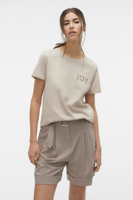 Top (korte mouwen) Beige - VERO MODA®