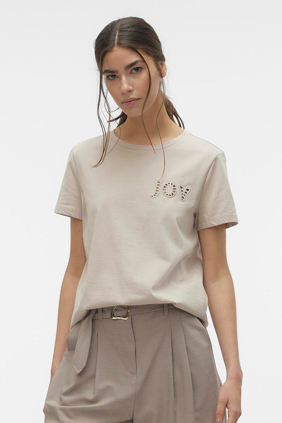 Top (korte mouwen) Beige - VERO MODA®