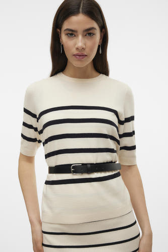 Trui met ronde hals Ecru - VERO MODA®
