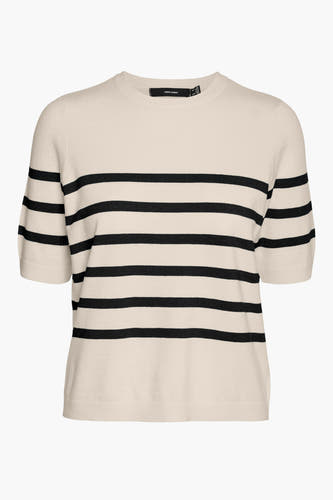 Trui met ronde hals Ecru - VERO MODA®