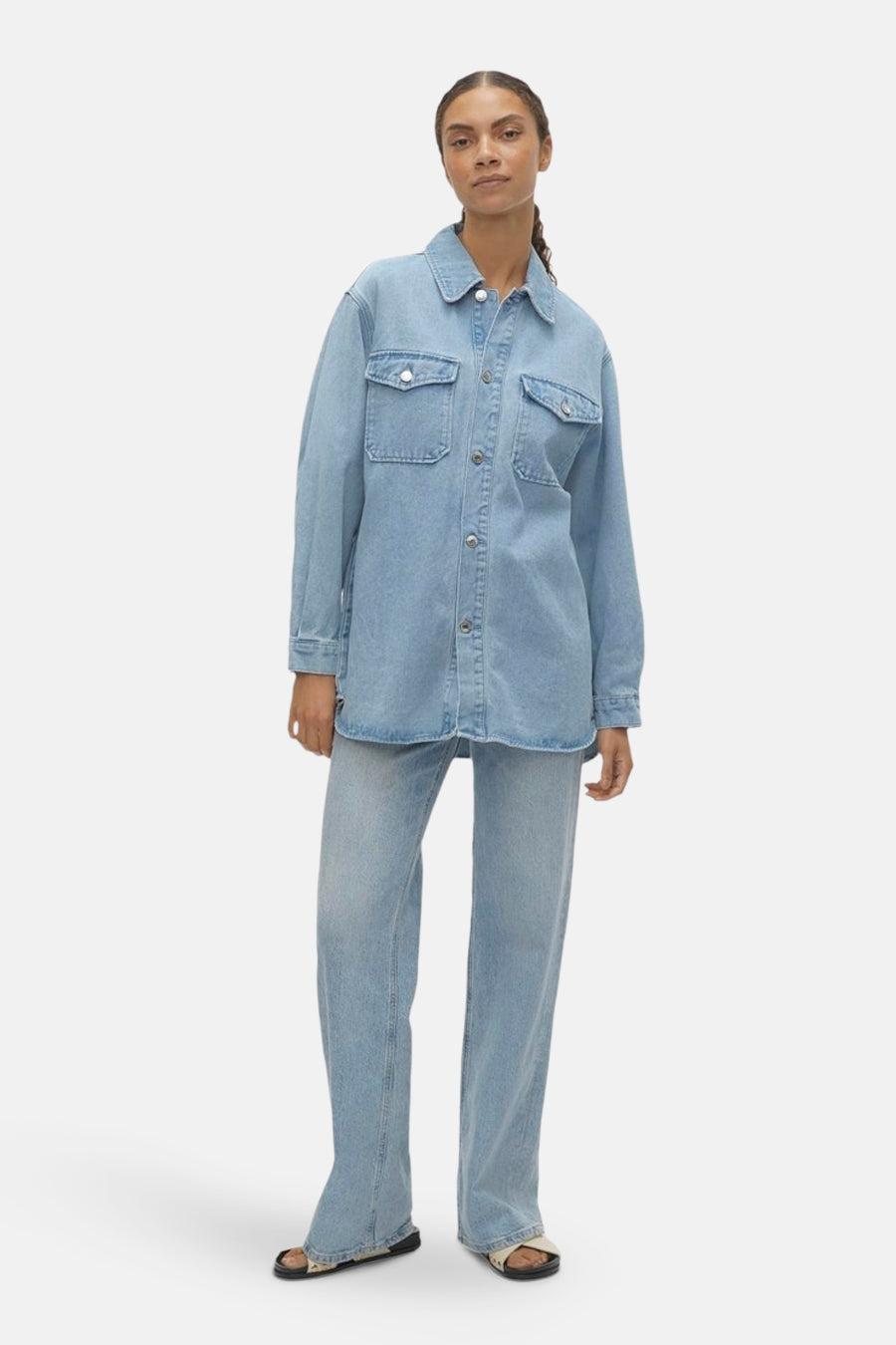 Jeanshemd Light blue denim - VERO MODA®