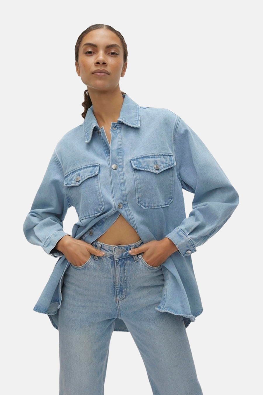 Jeanshemd Light blue denim - VERO MODA®