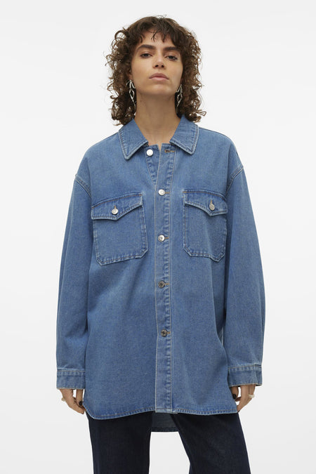 Jeanshemd Mid blue denim - VERO MODA®