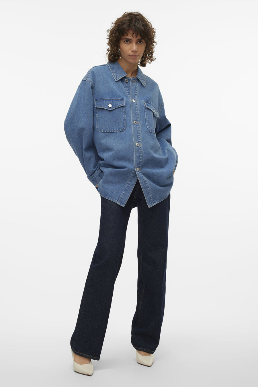 Jeanshemd Mid blue denim - VERO MODA®
