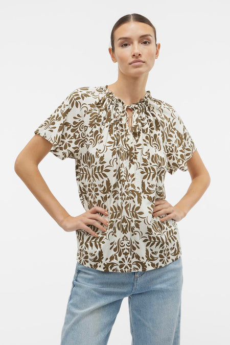 Blouse (korte mouwen) Groen - VERO MODA®