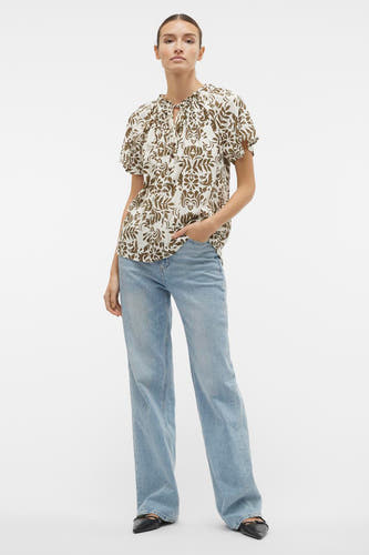 Blouse (korte mouwen) Groen - VERO MODA®