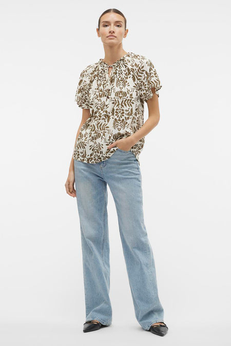 Blouse (korte mouwen) Groen - VERO MODA®