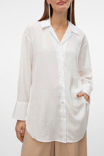 Hemd (lange mouwen) Wit - VERO MODA®