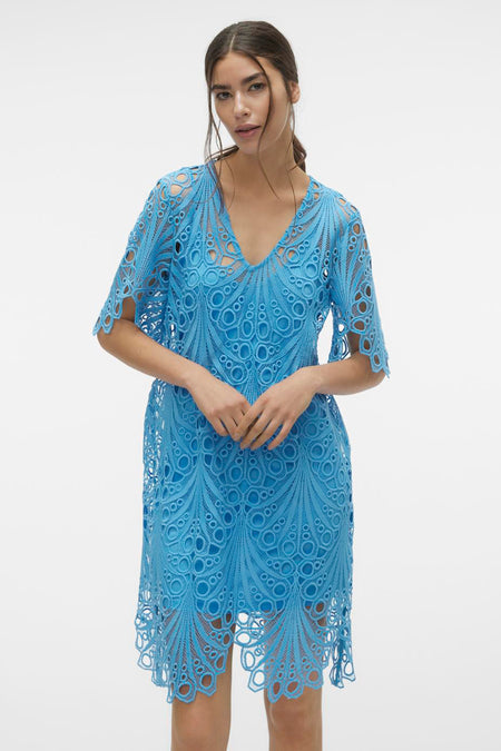 Kleedjes (korte mouwen) Blauw - VERO MODA®