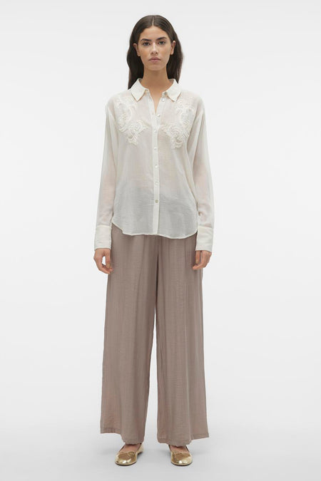 Hemd (lange mouwen) Wit - VERO MODA®