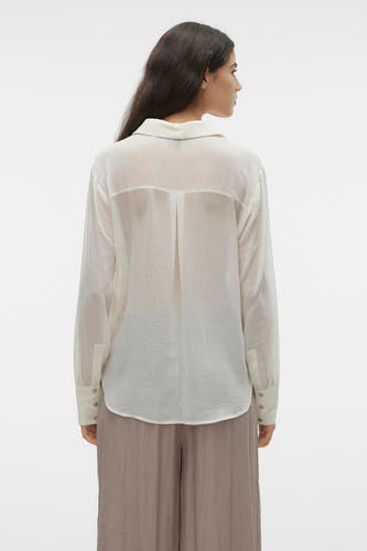 Hemd (lange mouwen) Wit - VERO MODA®