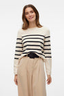 Trui met ronde hals Ecru - VERO MODA®