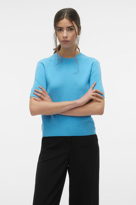 Trui met ronde hals Blauw - VERO MODA®