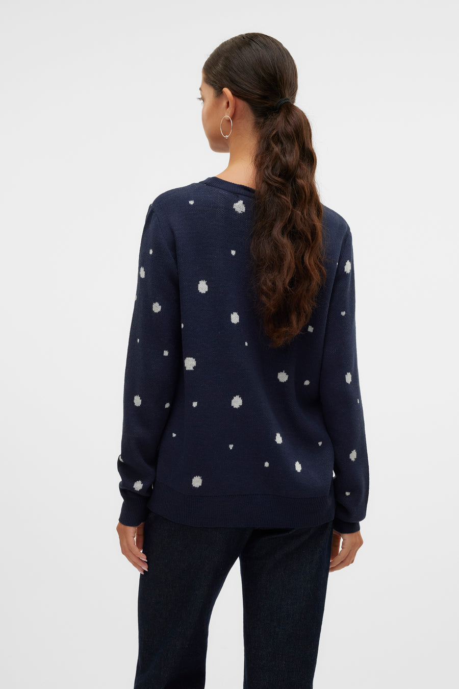 Trui met ronde hals Blauw - VERO MODA®
