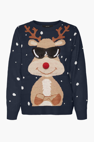 Trui met ronde hals Blauw - VERO MODA®