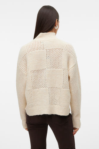 Trui met rolkraag Ecru - VERO MODA®
