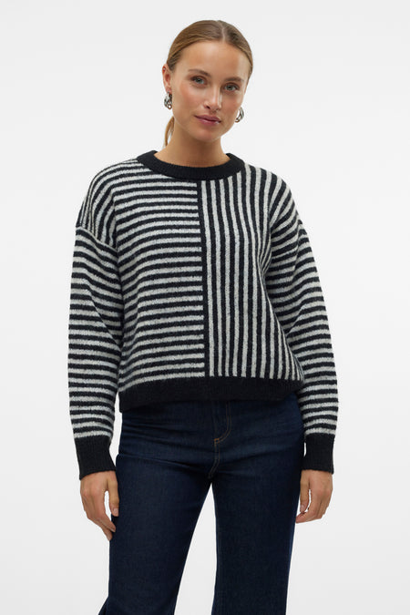 Trui met ronde hals Zwart - VERO MODA®