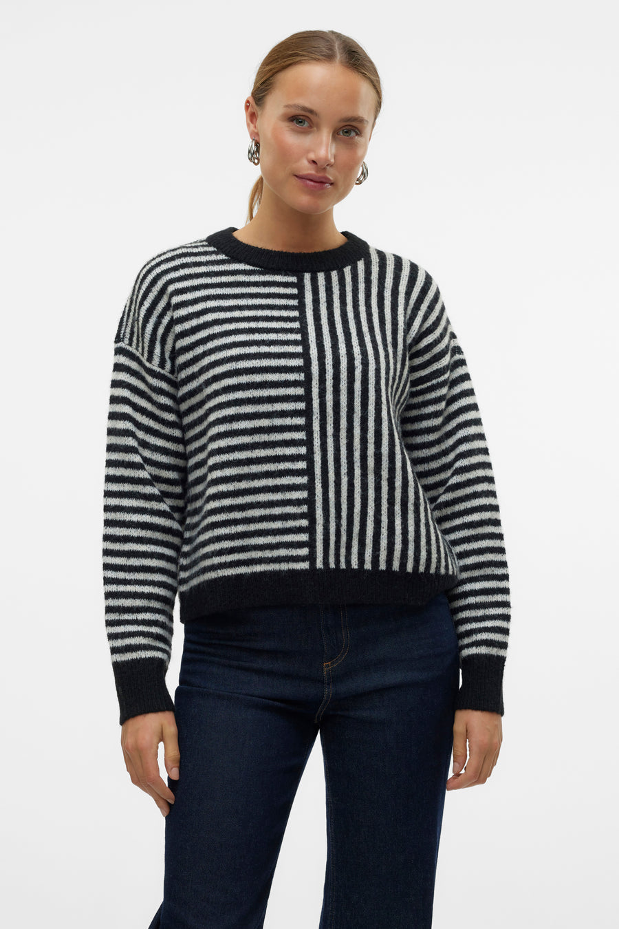 Trui met ronde hals Zwart - VERO MODA®