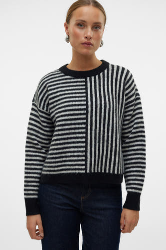 Trui met ronde hals Zwart - VERO MODA®