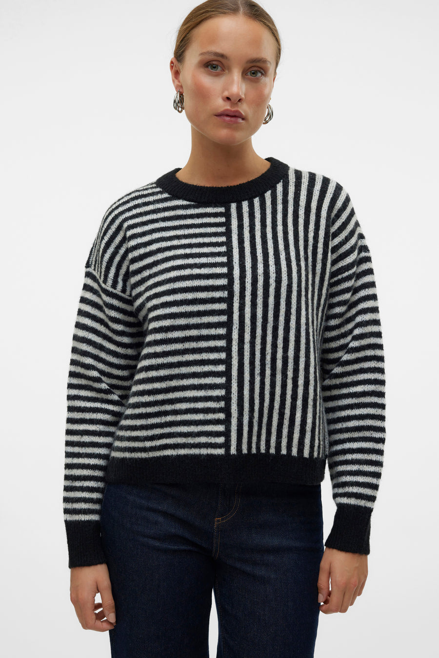 Trui met ronde hals Zwart - VERO MODA®