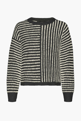 Trui met ronde hals Zwart - VERO MODA®