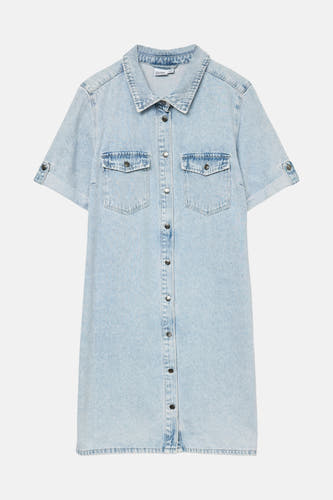 Kleedjes (korte mouwen) Light blue denim - VERO MODA®