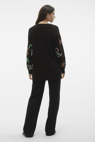 Trui met ronde hals Zwart - VERO MODA®