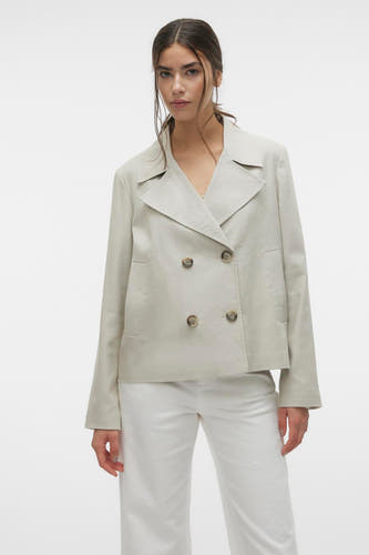 Korte jas Ecru - VERO MODA®