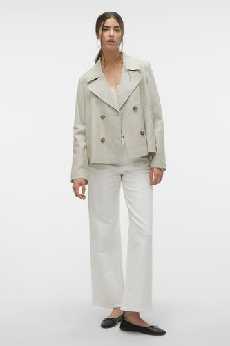Korte jas Ecru - VERO MODA®
