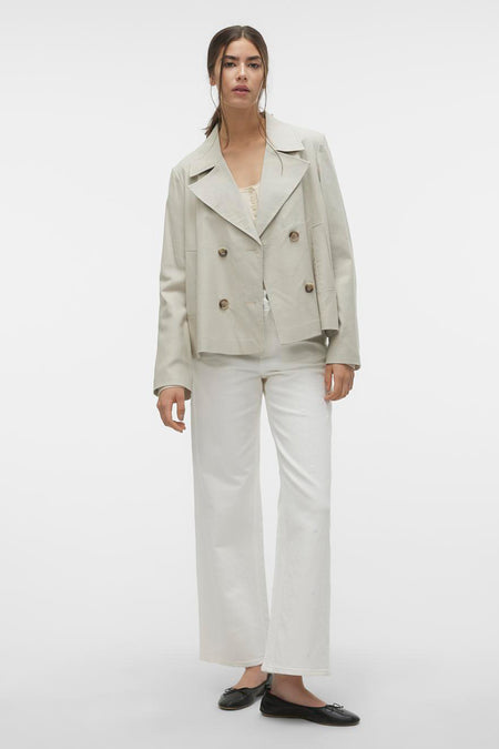 Korte jas Ecru - VERO MODA®