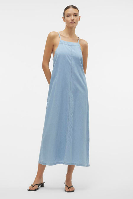 Kleedjes zonder mouwen Light blue denim - VERO MODA®