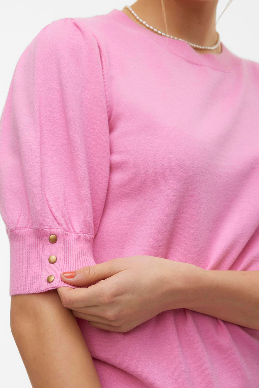 Trui met ronde hals Roze - VERO MODA®