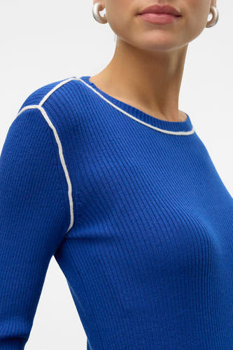 Trui met ronde hals Blauw - VERO MODA®