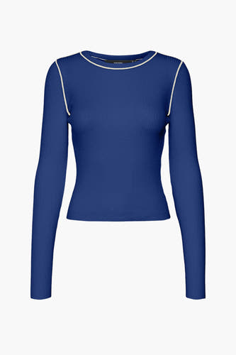 Trui met ronde hals Blauw - VERO MODA®