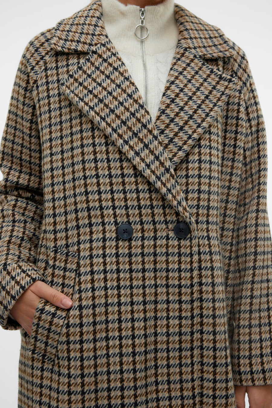 Lange jas Bruin - VERO MODA®