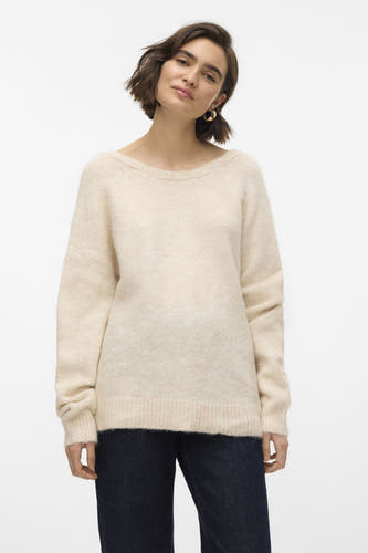 Trui met ronde hals Beige - VERO MODA®