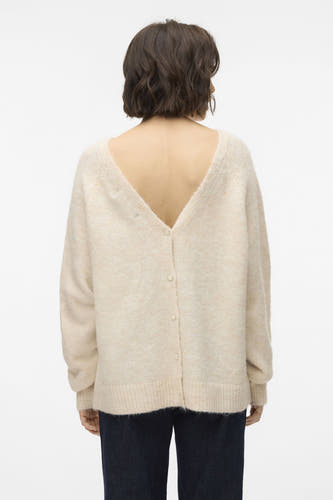 Trui met ronde hals Beige - VERO MODA®