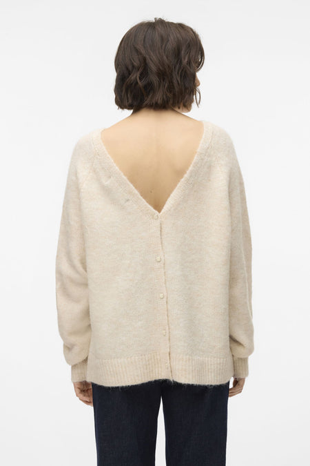 Trui met ronde hals Beige - VERO MODA®