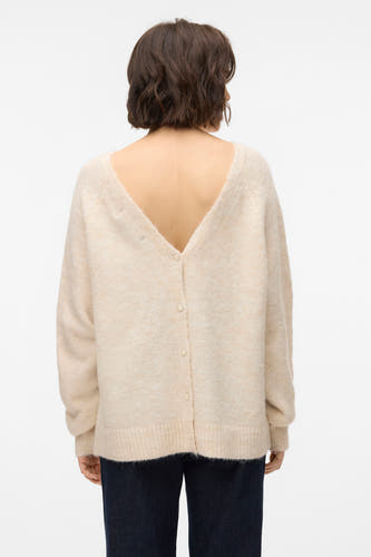 Trui met ronde hals Beige - VERO MODA®